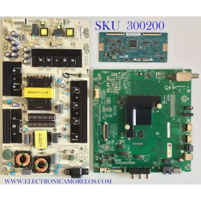 KIT DE TARJETAS PAR TV SHARP / MAIN 233721A / RSAG7.820.7921/ROH / FUENTE 222347 / RSAG7.820.7911/ROH / T-CON 5565T50C13 / 65T50-C0C / PANEL HD650S1U51-L1\S2\GM\ROH / MODELO LC-65Q620U